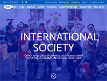 Tablet Screenshot of internationalsociety.org.uk